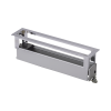 caja para instalación en escritorio para voz, datos o contactos eléctricos / capacidad para 6 módulos / salida de cables "posterior" / los módulos se adquieren aparte / (kfc136/14cy)