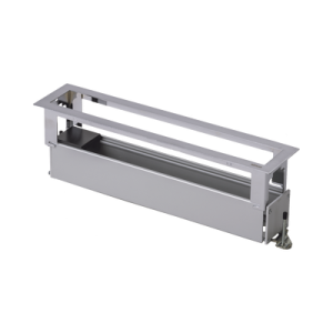 caja para instalación en escritorio para voz, datos o contactos eléctricos / capacidad para 6 módulos / salida de cables "posterior" / los módulos se adquieren aparte / (kfc136/14cy)