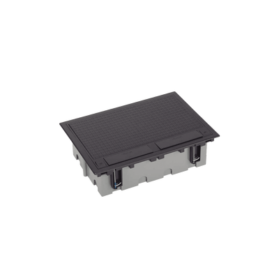 caja para instalación en piso falso para voz, datos o contactos eléctricos / capacidad para 6 módulos / espacio embellecedor en la tapa / profundidad ajustable de 90 a 120 mm / los módulos se adquieren aparte / (sf610/14cy) caja para instalación en piso falso para voz, datos o contactos eléctricos / capacidad para 6 módulos / espacio embellecedor en la tapa / profundidad ajustable de 90 a 120 mm / los módulos se adquieren aparte / (sf610/14cy)