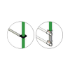 montaje lateral ajustable en kit para antenas de 8.89 cm de diámetro a 228 cm de distancia torre.