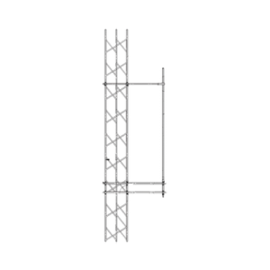 montaje lateral ajustable en kit para antenas de 8.89 cm de diámetro a 228 cm de distancia torre.
