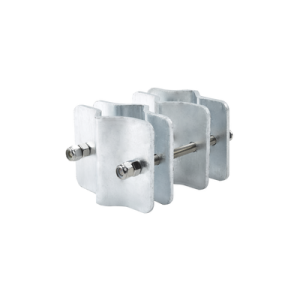 herraje adaptador de mástil para diámetros desde 3/4" hasta 2 1/4". galv. en caliente.