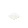 montaje sujetador adhesivo stronghold de 4 vías de 1" x 1" x 1/4", color natural, nylon 6.6 retardante de llamas v 2, paquete de 100pz