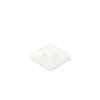 montaje sujetador adhesivo stronghold de 4 vías de 1" x 1" x 1/4", color natural, nylon 6.6 retardante de llamas v 2, paquete de 100pz