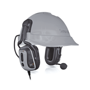 protector auditivo is con montaje en casco y con cable integrado para motorola (mototrbo™),dep550/570 matra, mototrbo apx