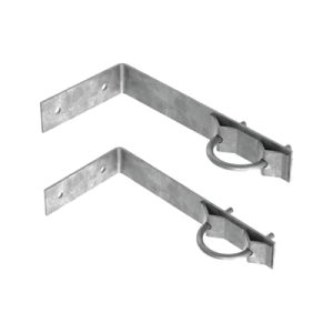 juego de 2 herrajes de pared para sujeción de mástil (1 1/4" a 2")