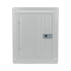 centro de carga monofásico 1 fase, 3 hilos para interruptores qp, de 12 polos 24 circuitos, 120/240vca, barras de aluminio 125 amp, nema 1, uso interior. incluye tapa.