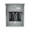 centro de carga monofásico 1 fase, 3 hilos para interruptores qp, de 12 polos 24 circuitos, 120/240vca, barras de aluminio 125 amp, nema 1, uso interior. incluye tapa.