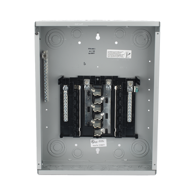 centro de carga monofásico 1 fase, 3 hilos para interruptores qp, de 12 polos 24 circuitos, 120/240vca, barras de aluminio 125 amp, nema 1, uso interior. incluye tapa. centro de carga monofásico 1 fase, 3 hilos para interruptores qp, de 12 polos 24 circuitos, 120/240vca, barras de aluminio 125 amp, nema 1, uso interior. incluye tapa.