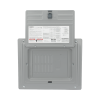 centro de carga monofásico 1 fase, 3 hilos para interruptores qp, de 12 polos 24 circuitos, 120/240vca, barras de aluminio 125 amp, nema 1, uso interior. incluye tapa.
