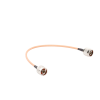 jumper con cable lp142 de 30 cm, con conectores n macho a n macho.