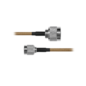 cable rg142, con conductores n macho / tnc macho de 30 cm.