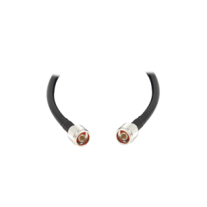 jumper con cable lp400 con conectores n macho / n macho de 1.5 metros.