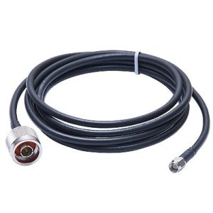 jumper de 2 m con cable rg 58u sys conector n macho a sma macho.