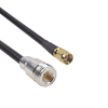 cable lmr 240uf (ultra flex) de 60 cm con conectores n hembra y sma macho inverso.