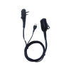 micrófono audífono de 1 cable de fibra trenzada con sistema snap para radios icom ic f4003/4013/2000/4021/4031/4210/4230/ic f14/3021/3013/3103/3003/1000/2000/s/t (con tornillos)