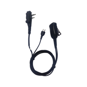micrófono audífono de 1 cable de fibra trenzada con sistema snap para radios icom ic f4003/4013/2000/4021/4031/4210/4230/ic f14/3021/3013/3103/3003/1000/2000/s/t (con tornillos)