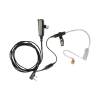 cable para micrófono audífono snap intercambiable con conector para radios icom ic f3216/4261ds/dt, ic f52d/62d, ic f3400/4400ds/dt