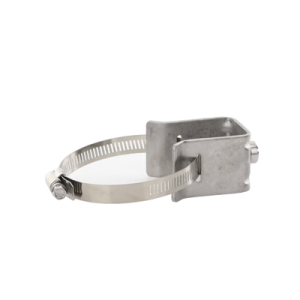 adaptador para separación y sujeción con orificio roscado de 3/8" y abrazadera de 2 a 3" kit de 10 piezas