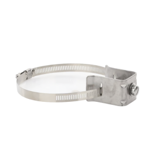 adaptador para separación y sujeción con orificio roscado de 3/8" y abrazadera de 3 a 5" kit de 10 piezas