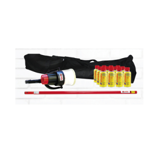 kit de prueba de detectores de humo, incluye extension telescópica solo 101 1.2 m, dispensador solo 330 4", 12 latas de humo m8 y bolsa de transporte solo 604