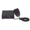sirena vehicular de 100w de potencia, con switch giratorio de 6 posiciones y micrófono integrado de uso rudo