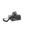 sirena vehicular de 100w de potencia, con switch giratorio de 6 posiciones y micrófono integrado de uso rudo