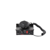 sirena vehicular de 100w de potencia, con switch giratorio de 6 posiciones y micrófono integrado de uso rudo
