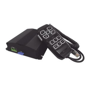 sirena vehicular de 100w de potencia, con controlador unimando para control de tonos, 4 salidas auxiliares y microfono