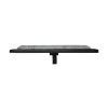luz auxiliar de 12 led, rojo/azul, sae, bisel negro, lente transparente