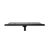 luz auxiliar de 12 led, rojo/claro, sae, bisel negro, lente transparente