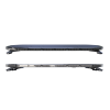 barra de luces led de 48", 216 led, dual color, programable, rojo/azul/Ámbar/claro, ideal para equipar unidades de seguridad publica con domos rojo, claro y azul