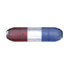 barra de luces led de 48", 216 led, dual color, programable, rojo/azul/Ámbar/claro, ideal para equipar unidades de seguridad publica con domos rojo, claro y azul