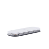 mini barra de 42 led, ámbar/blanco, 15 pulgadas, sae, montaje fijo con tornillos, 12 24 vcd, lente transparente