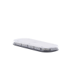 mini barra de 42 led, ámbar/blanco, 15 pulgadas, sae, montaje fijo con tornillos, 12 24 vcd, lente transparente