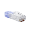 plug rj45 cat6 de 5 piezas, para cable utp de calibre 23 24 awg, chapado en oro de 50 micras, paquete de 100 piezas