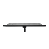 luz auxiliar de 6 led, ambar, bisel negro, lente transparente