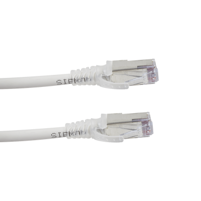patch cord "skinny" cat6a blindado s/ftp, 7ft, diámetro reducido 28 awg, color blanco patch cord "skinny" cat6a blindado s/ftp, 7ft, diámetro reducido 28 awg, color blanco