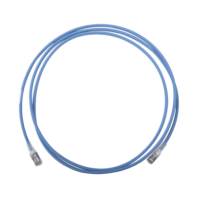 patch cord "skinny" cat6a blindado s/ftp, 7ft, diámetro reducido 28 awg, color azul patch cord "skinny" cat6a blindado s/ftp, 7ft, diámetro reducido 28 awg, color azul