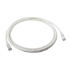 patch cord "skinny" cat6a blindado s/ftp, 10ft, diámetro reducido 28 awg, color blanco