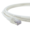 patch cord "skinny" cat6a blindado s/ftp, 10ft, diámetro reducido 28 awg, color blanco