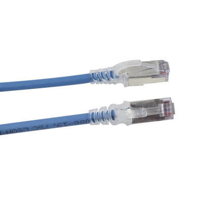 patch cord "skinny" cat6a blindado s/ftp, 10ft, diámetro reducido 28 awg, color azul patch cord "skinny" cat6a blindado s/ftp, 10ft, diámetro reducido 28 awg, color azul