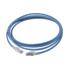 patch cord "skinny" cat6a blindado s/ftp, 10ft, diámetro reducido 28 awg, color azul
