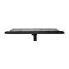 luz auxiliar de 6 led, azul, bisel negro, lente transparente
