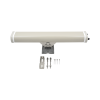 antena sectorial de 70° de apertura en 2.4 ghz de 14 dbi de ganancia, con 2 conectores n hembra, polaridad cruzada