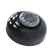 estrobo oculto de 12 led, brida negra, 12 vcd, rojo/azul, lente transparente