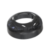 estrobo oculto de 12 led, brida negra, 12 vcd, clara, lente transparente