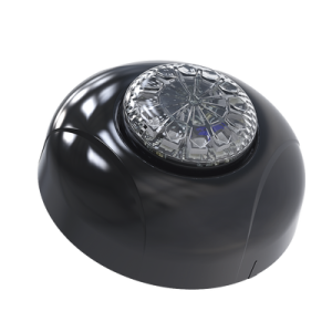 estrobo oculto de 12 led, brida negra, 12 vcd, clara, lente transparente