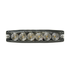 luz auxiliar de 6 led, ámbar, sae clase i, lente transparente