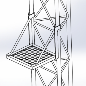 plataforma de descanso para tramo stz35g